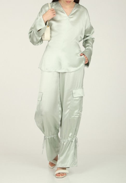 блуза  от бренда erika cavallini вид слева