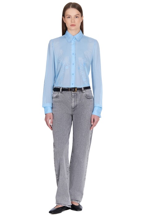 блуза  от бренда ermanno scervino вид слева