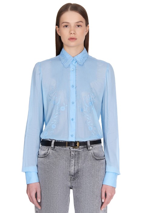 Товар голубого цвета с внутренней стороны