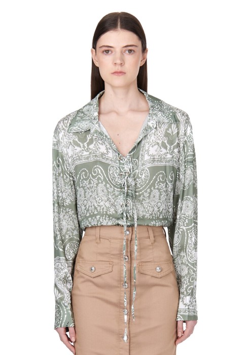 блуза  из италии вид сбоку