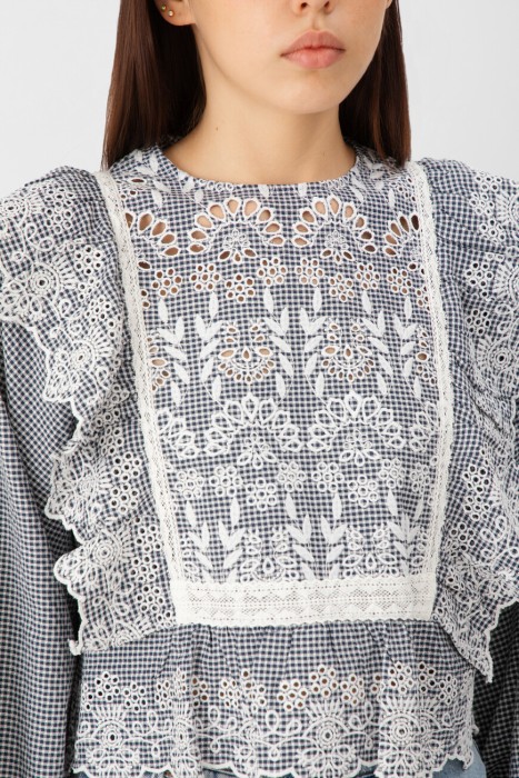 блуза  из италии вид сбоку