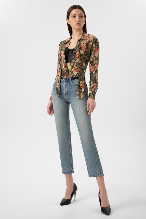 блузка  цветной по цене 50800 руб вид справа