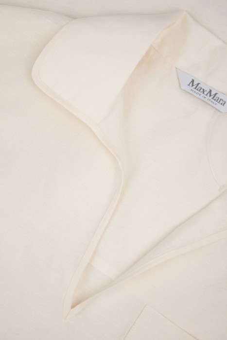 блузка maxmara из кожи спереди