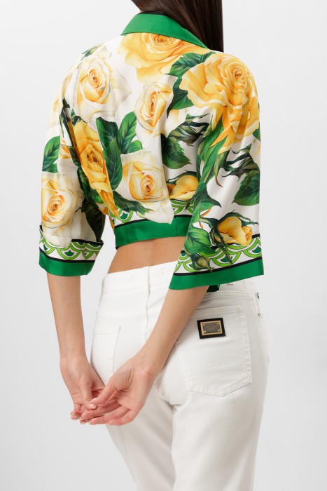 блузка  модель из коллекции flowering по цене 73000 руб вид справа