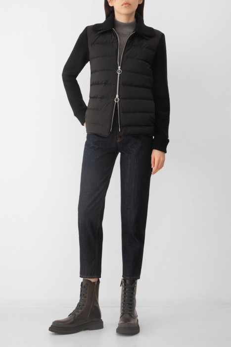 блузон  из шерсти спереди