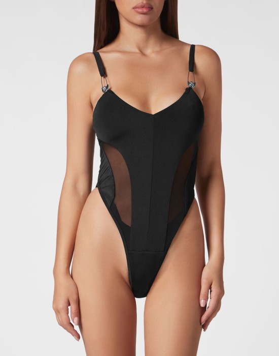 боди  от бренда philipp plein вид слева