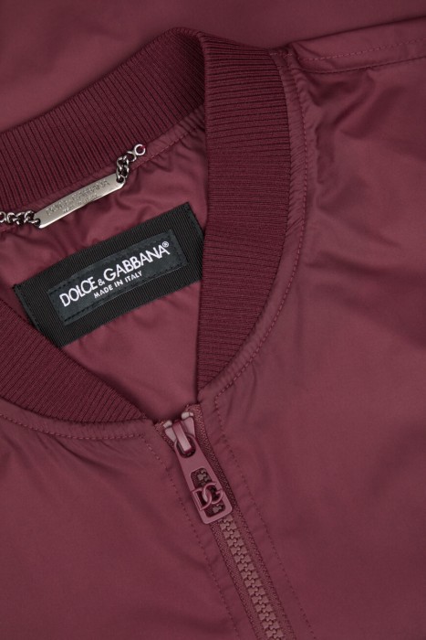 бомбер dolce&gabbana модель из коллекции dna повседневного стиля с лицевой стороны