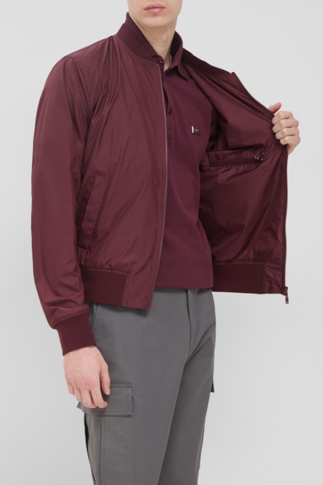 бомбер dolce&gabbana модель из коллекции dna из полиэстера спереди