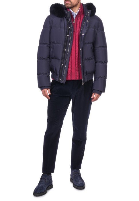 бомбер шелковый  по цене 756415 руб вид справа