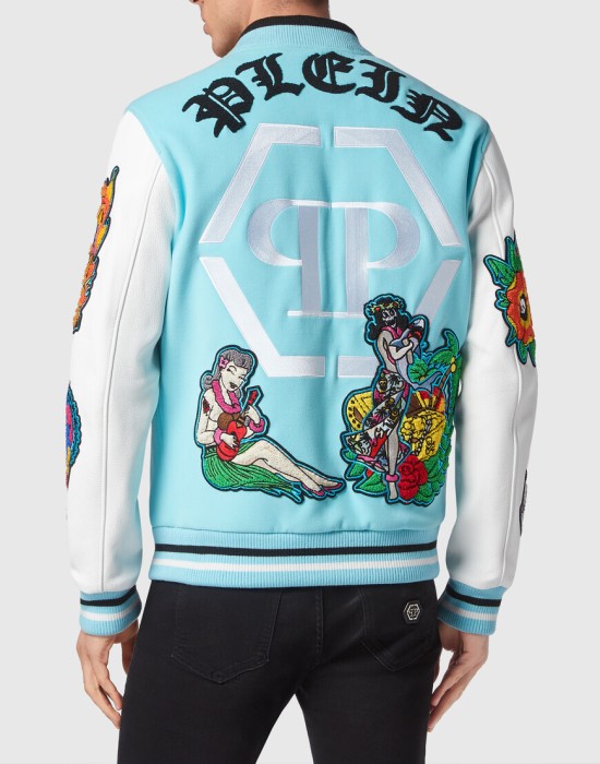 бомбер  из америки вид сбоку