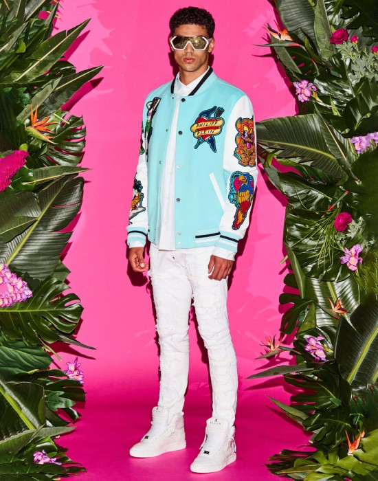 бомбер  универсального стиля с лицевой стороны