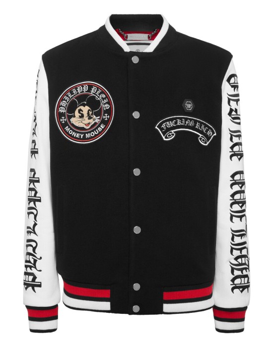 бомбер  от бренда philipp plein вид слева