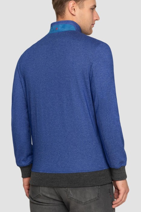 бомбер  от бренда isaia вид слева