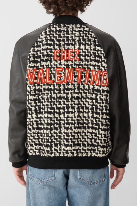 бомбер  от бренда valentino вид слева