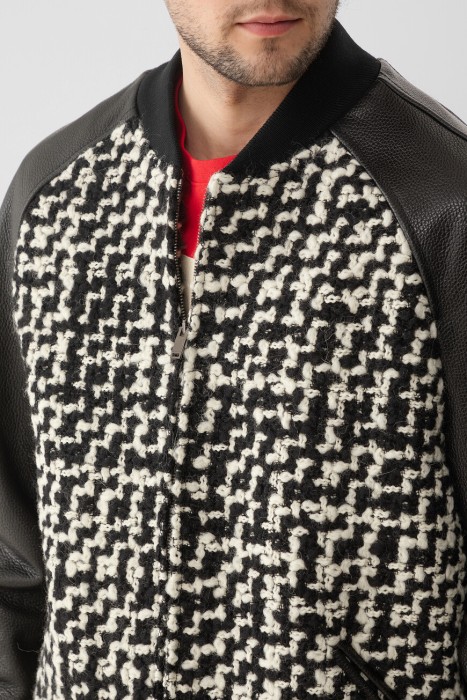 бомбер  из италии вид сбоку