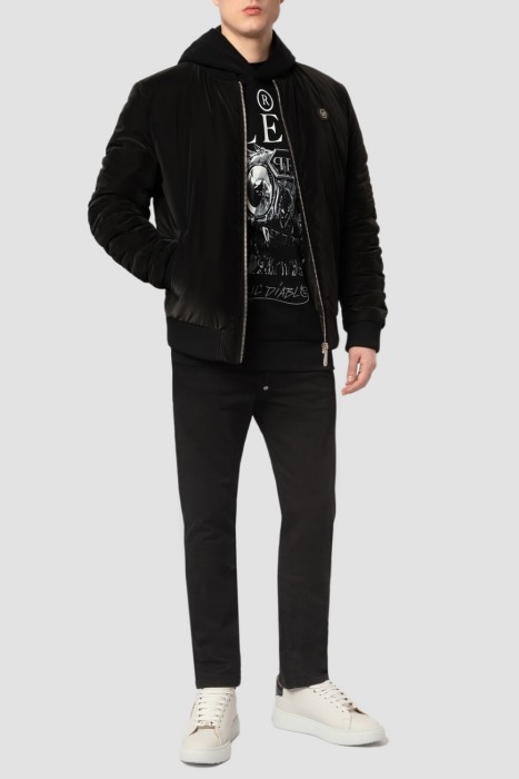 бомбер  из полиэстера спереди