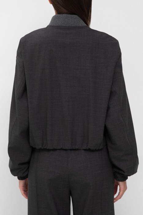 бомбер  от бренда fabiana filippi вид слева