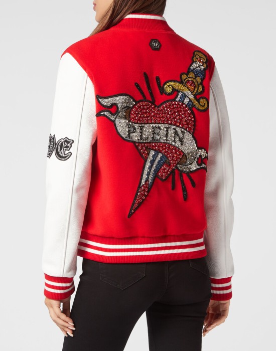 бомбер  от бренда philipp plein вид слева