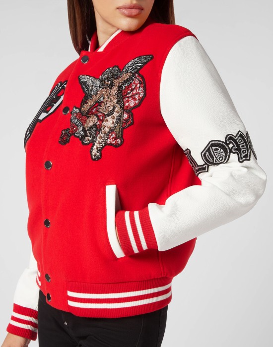 бомбер  из америки вид сбоку