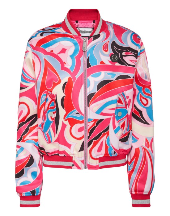 бомбер  от бренда philipp plein вид слева