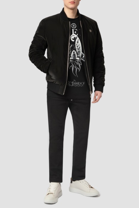 бомбер  из полиэстера спереди