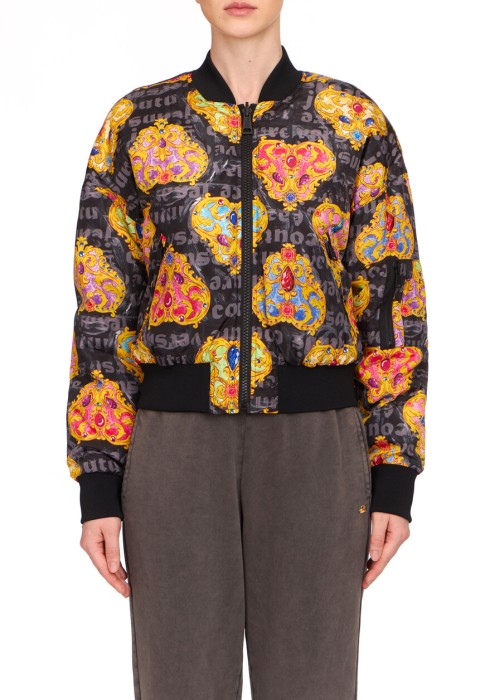 бомбер  универсального стиля с лицевой стороны