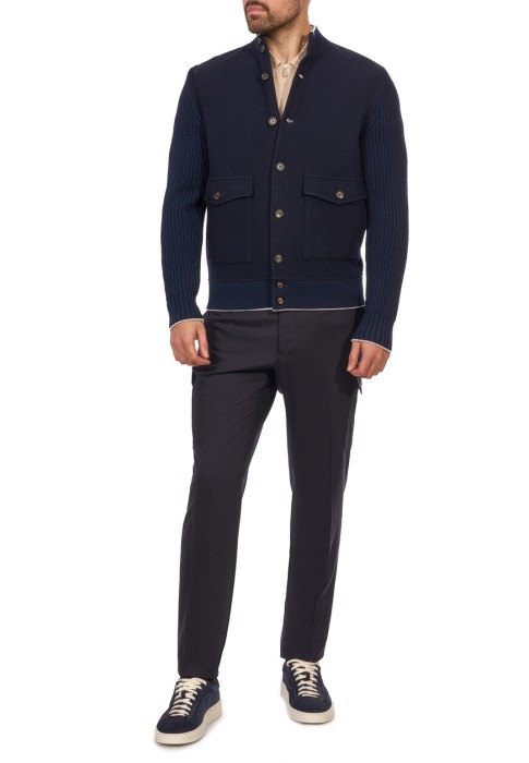 бомбер  от бренда eleventy вид слева