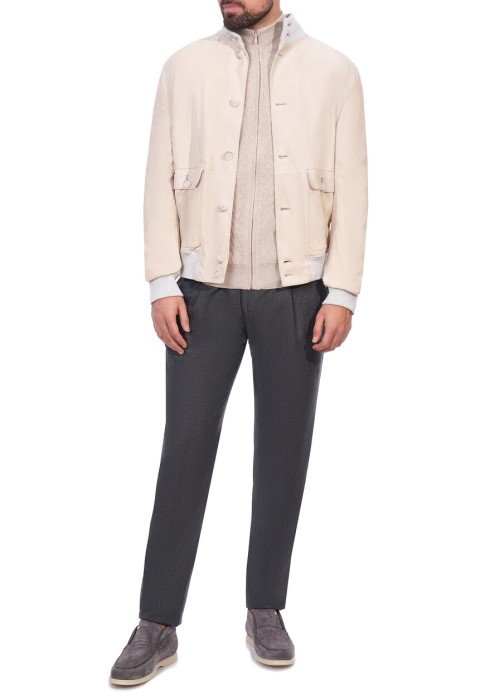 бомбер  от бренда mandelli вид слева