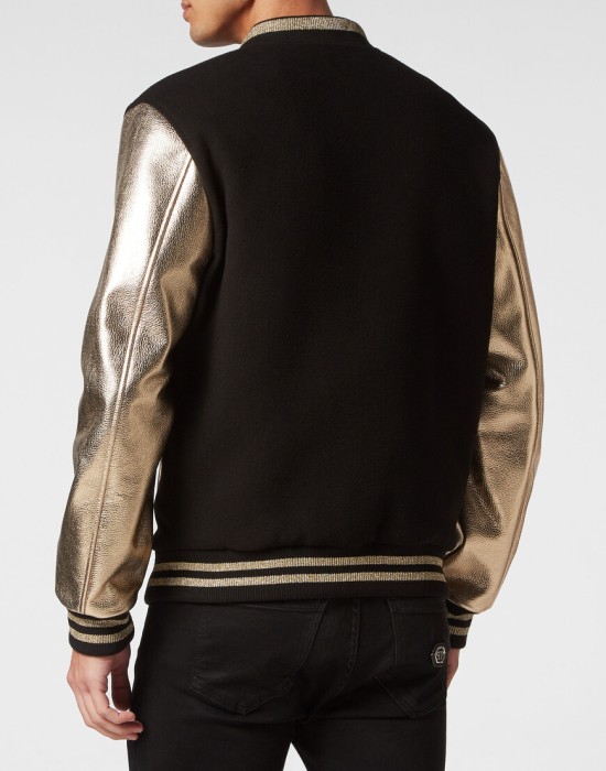 бомбер  из америки вид сбоку