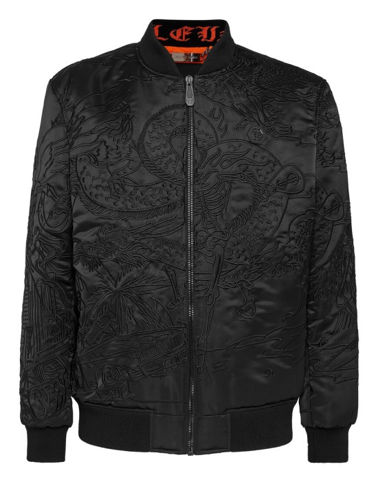 бомбер  от бренда philipp plein вид слева