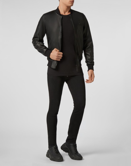 бомбер  из проверенных материалов спереди