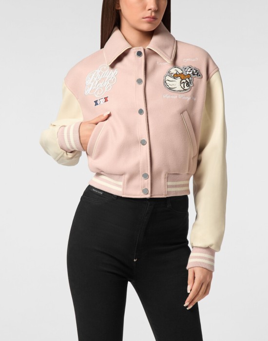 бомбер  от бренда philipp plein вид слева