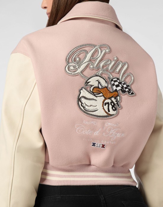 бомбер  из америки вид сбоку