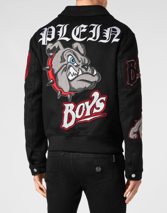 бомбер  из америки вид сбоку