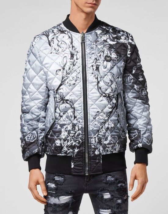 бомбер  от бренда philipp plein вид слева