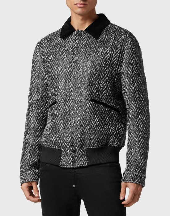 бомбер  от бренда philipp plein вид слева