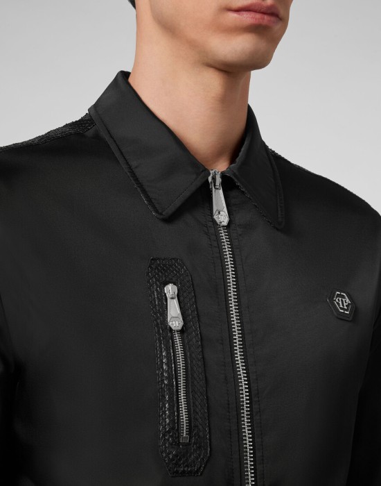 бомбер  из проверенных материалов спереди