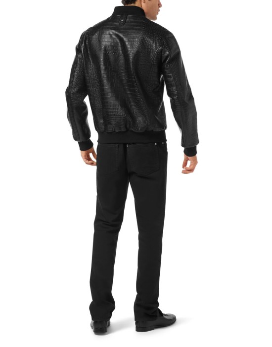 бомбер  от бренда billionaire вид слева