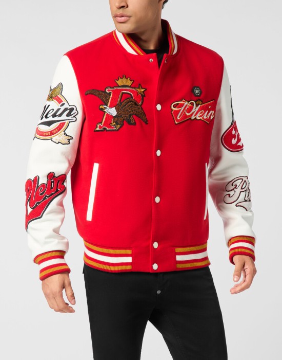 бомбер  от бренда philipp plein вид слева