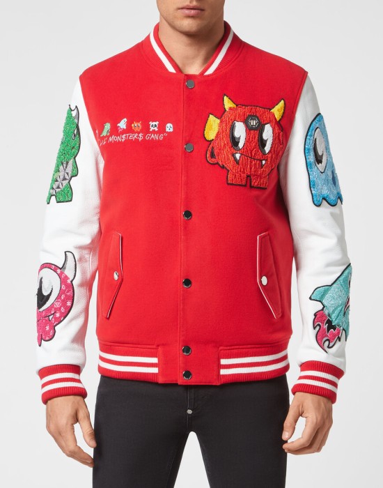 бомбер  от бренда philipp plein вид слева