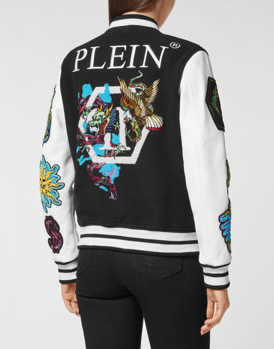 бомбер  из америки вид сбоку