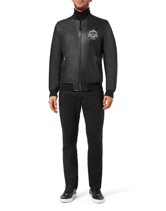 бомбер  из италии вид сбоку