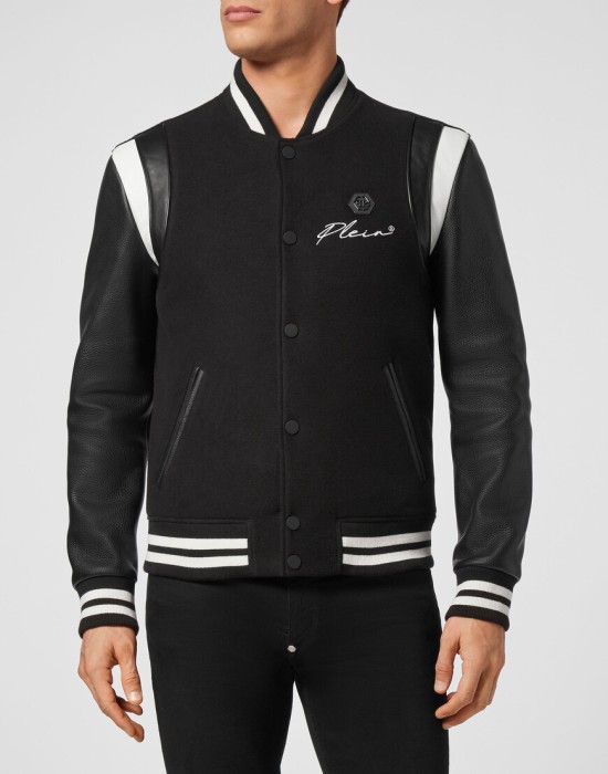 бомбер  от бренда philipp plein вид слева