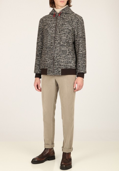 бомбер  от бренда isaia вид слева