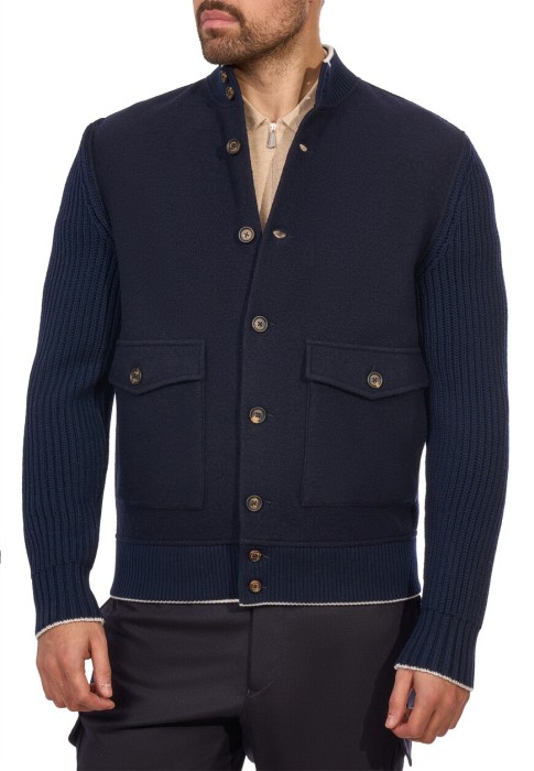 бомбер  из италии вид сбоку