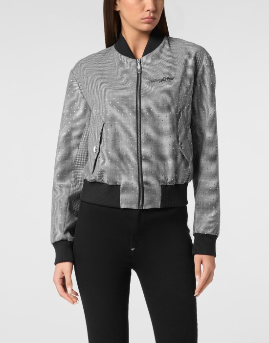 бомбер  от бренда philipp plein вид слева