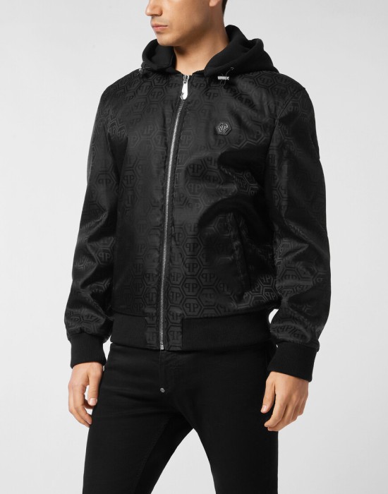 бомбер  от бренда philipp plein вид слева