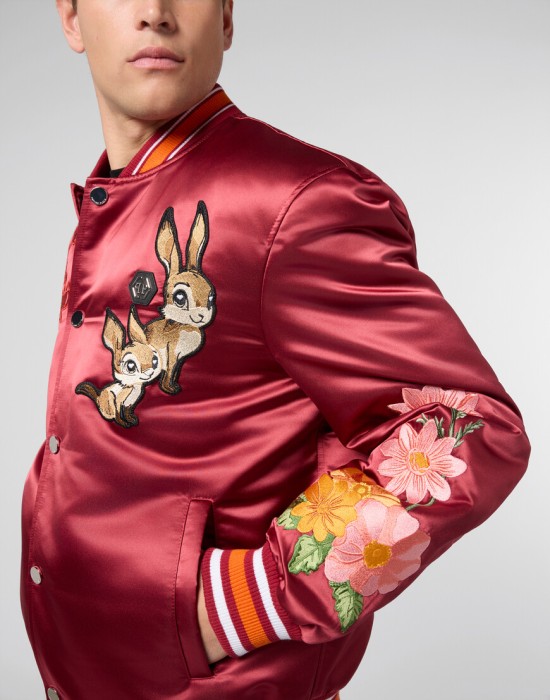 бомбер  из проверенных материалов спереди