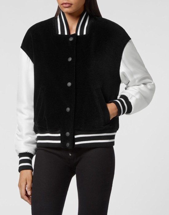 бомбер  от бренда philipp plein вид слева