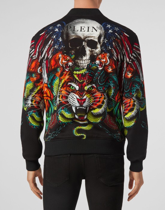 бомбер  из америки вид сбоку